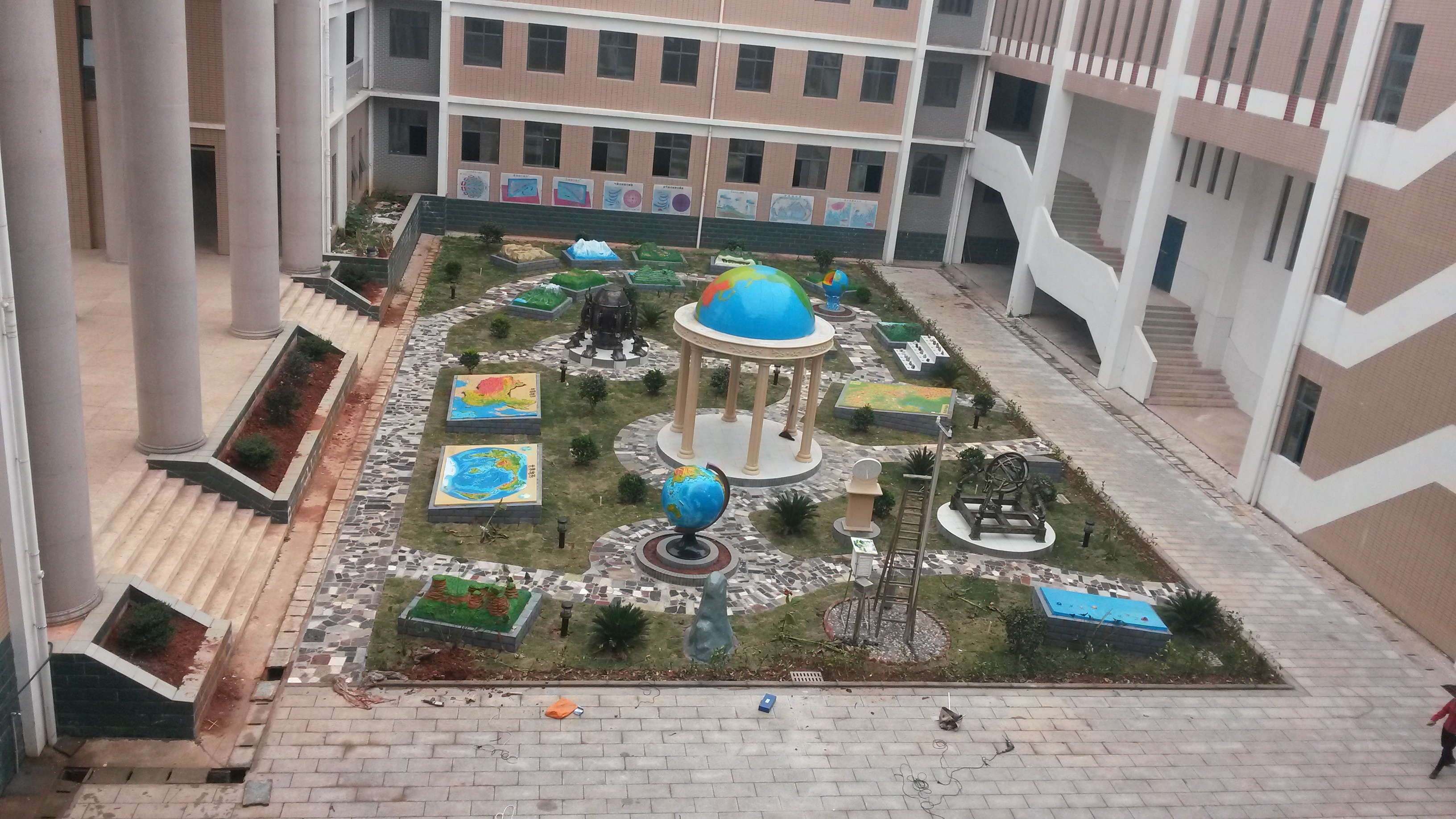 湖南长沙县实验中学地理园