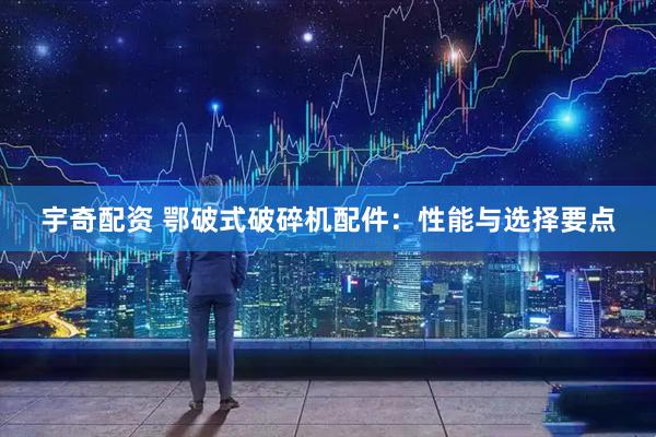 宇奇配资 鄂破式破碎机配件：性能与选择要点